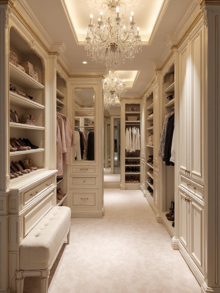 French Walk In Closet - French Walk In Closet interior design inspiration