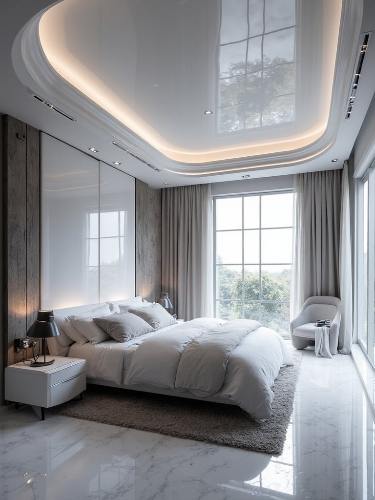 Futuristic Bedroom - Futuristic Bedroom interior design inspiration