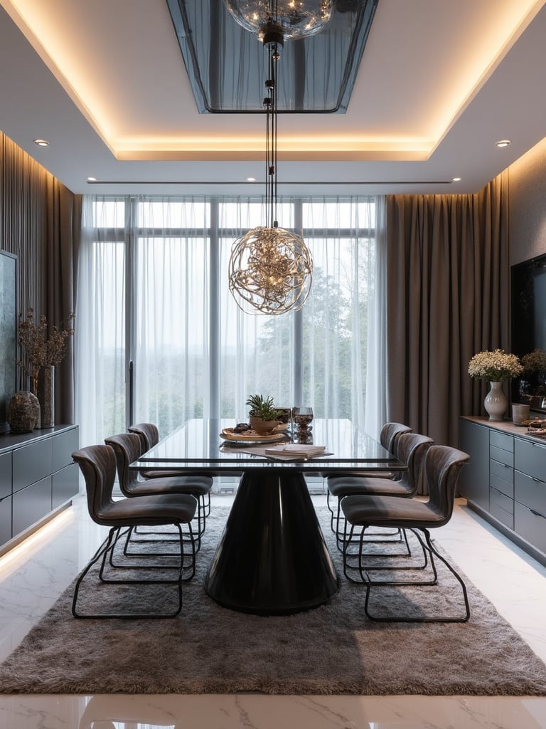 Futuristic Dining Room - Futuristic Dining Room interior design inspiration