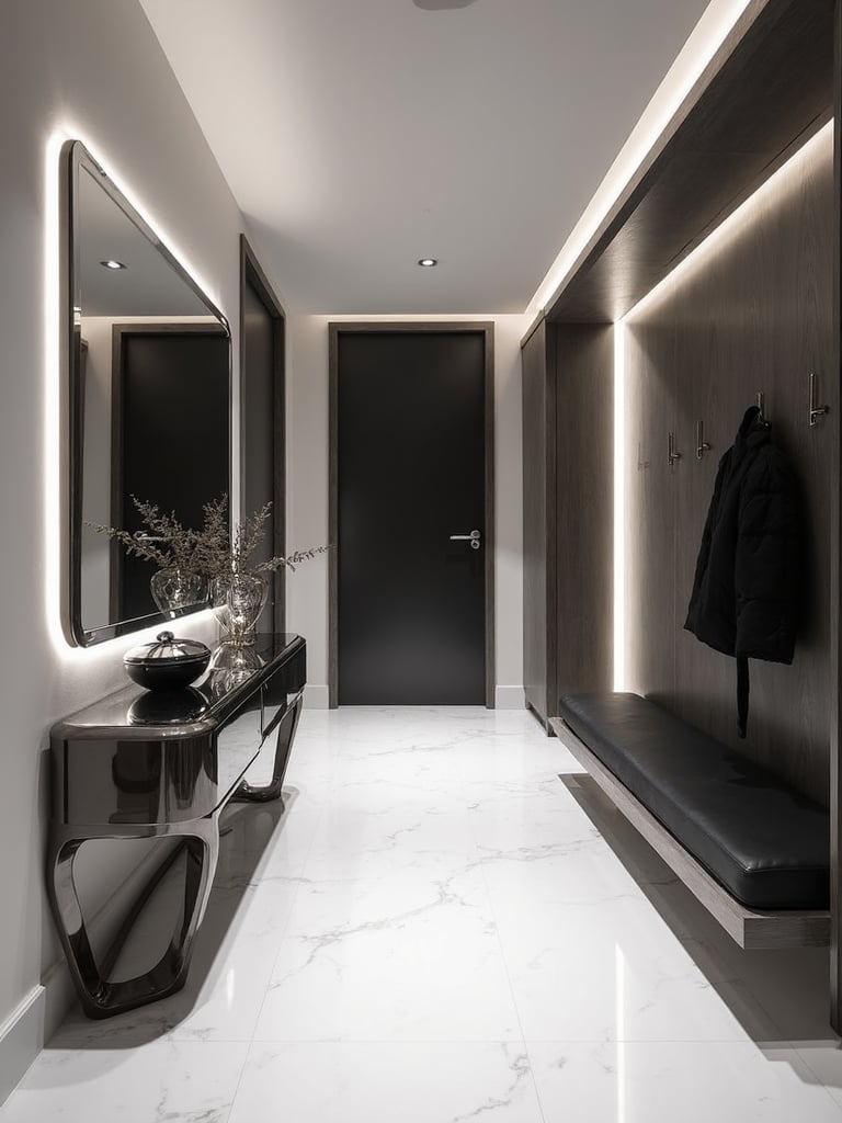 Futuristic Entryway - Futuristic Entryway interior design inspiration