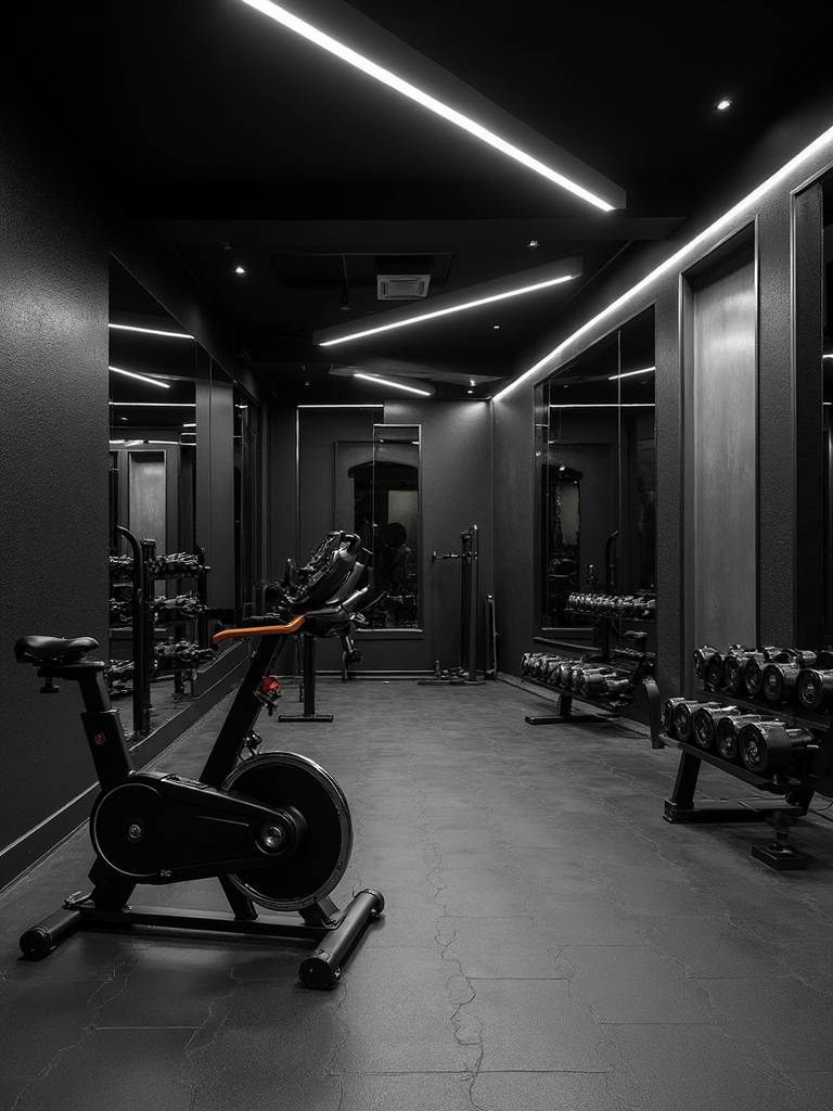 Futuristic Home Gym - Futuristic Home Gym interior design inspiration