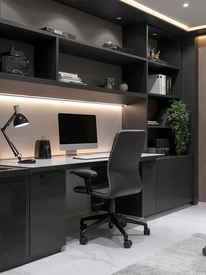 Futuristic Home Office Design