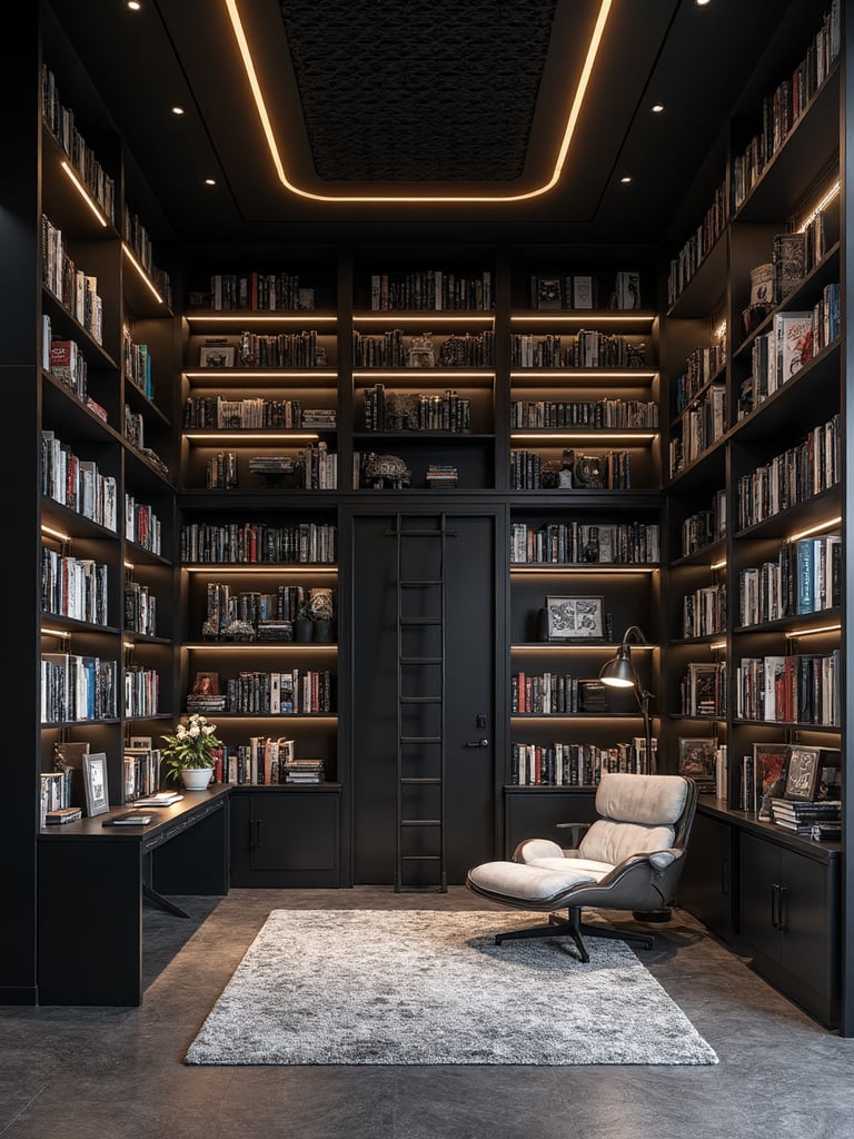 Futuristic Library - Futuristic Library interior design inspiration