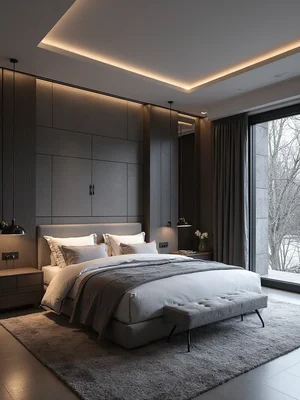 Futuristic Master Bedroom Design
