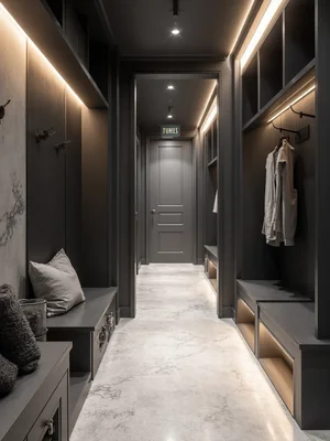 Futuristic Mudroom Design