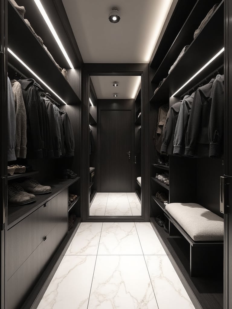 Futuristic Walk In Closet - Futuristic Walk In Closet interior design inspiration