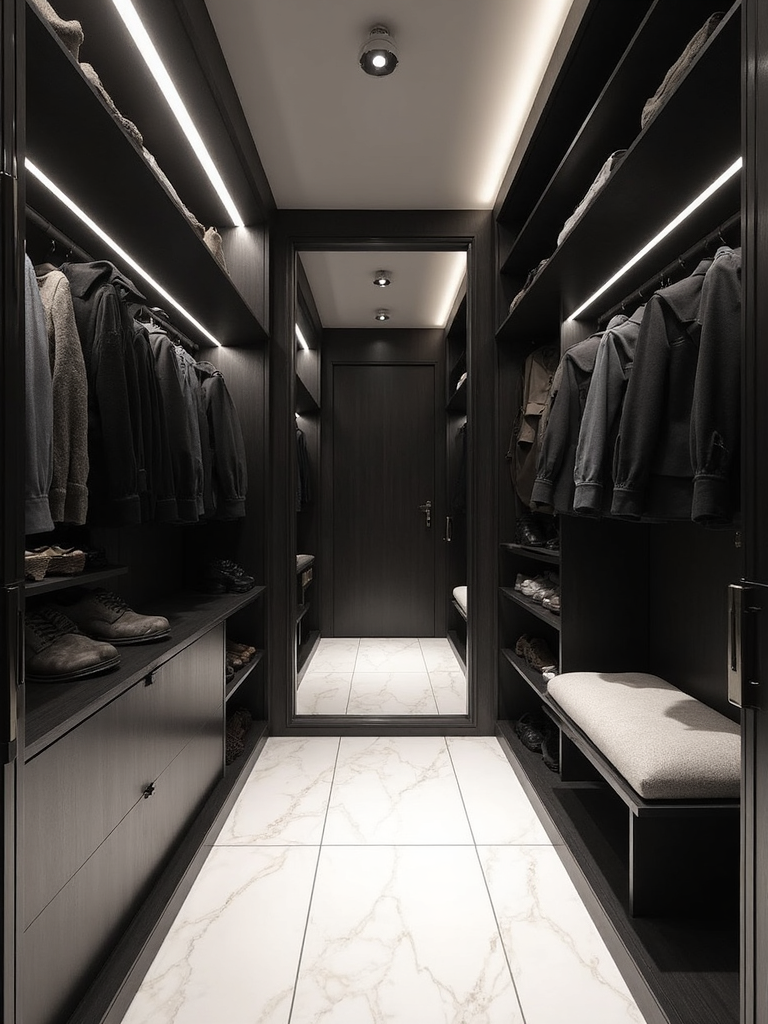 Futuristic Walk In Closet - Futuristic Walk In Closet interior design inspiration