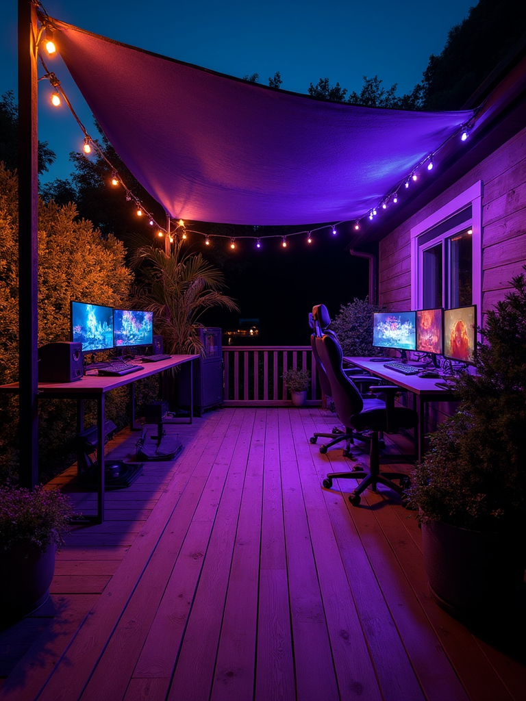 Gaming Room Deck - Gaming Room Deck interior design inspiration