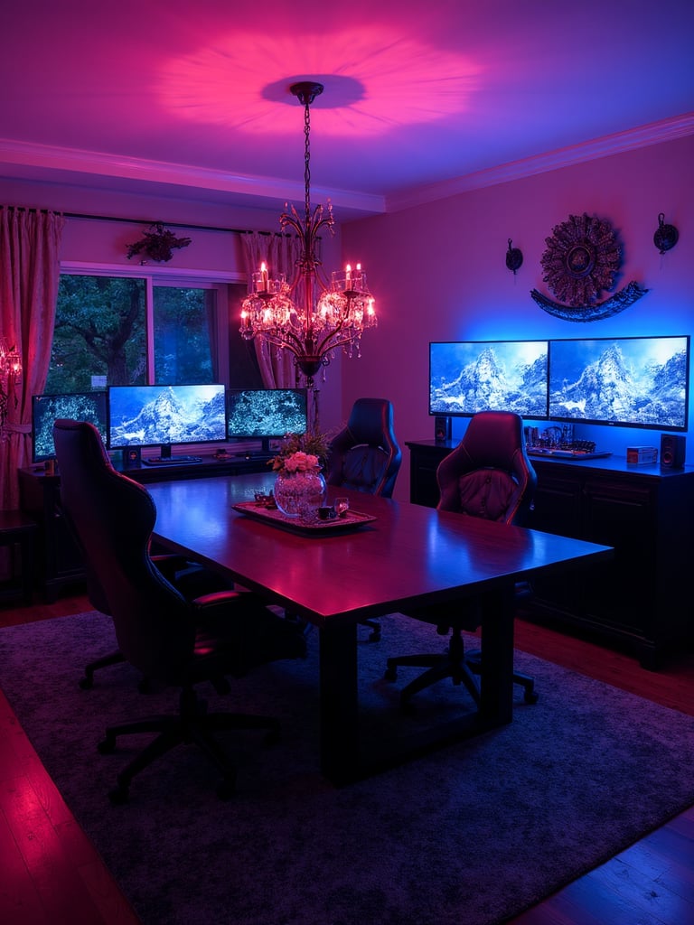 Gaming Room Dining Room - Gaming Room Dining Room interior design inspiration