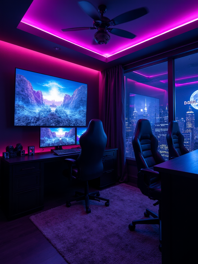 Gaming Room Game Room - Gaming Room Game Room interior design inspiration