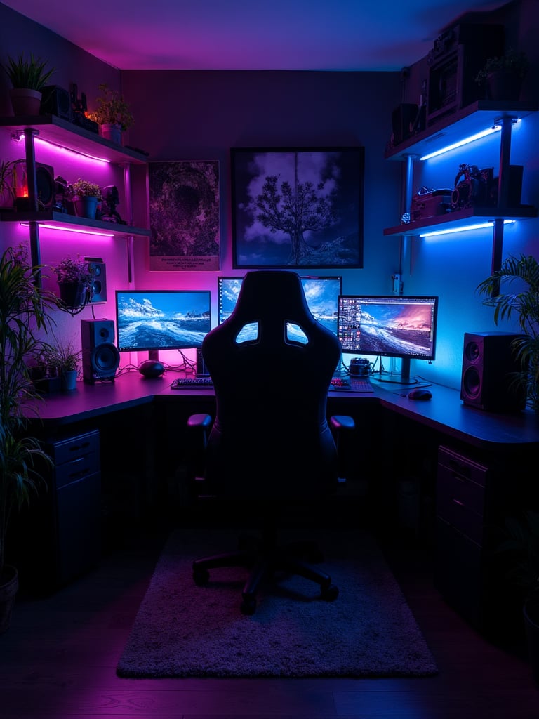 Gaming Room Home Office - Gaming Room Home Office interior design inspiration