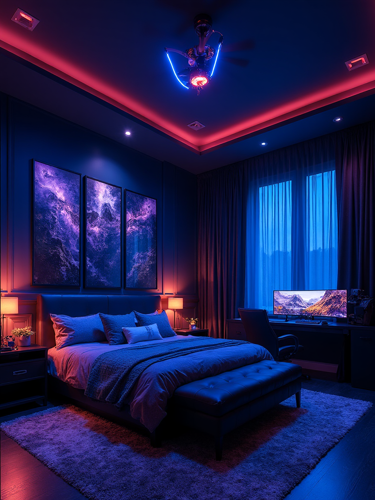 Gaming Room Master Bedroom - Gaming Room Master Bedroom interior design inspiration