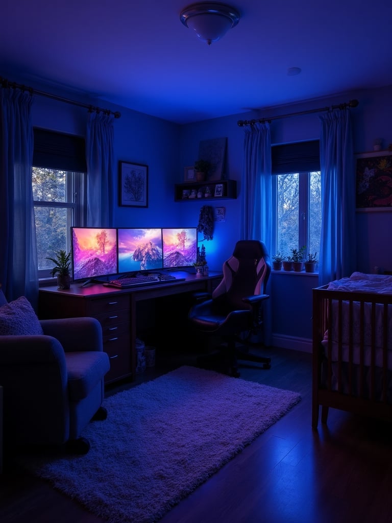 Gaming Room Nursery - Gaming Room Nursery interior design inspiration