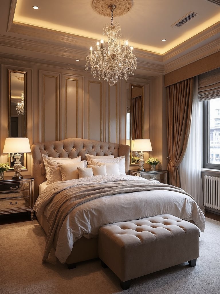 Glam Bedroom - Glam Bedroom interior design inspiration