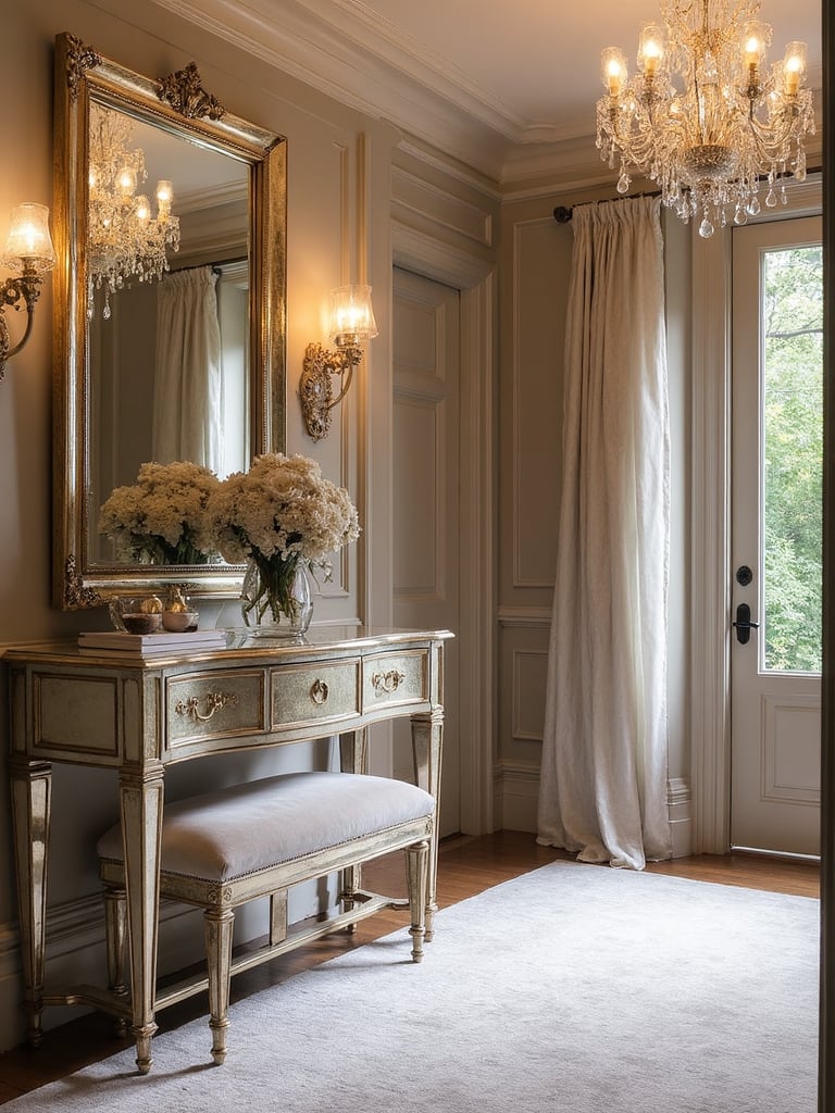 Glam Entryway - Glam Entryway interior design inspiration