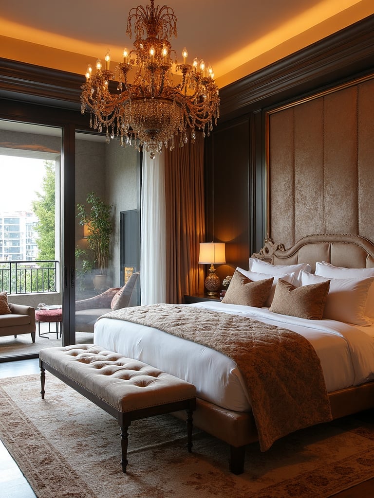 Glam Master Suite - Glam Master Suite interior design inspiration