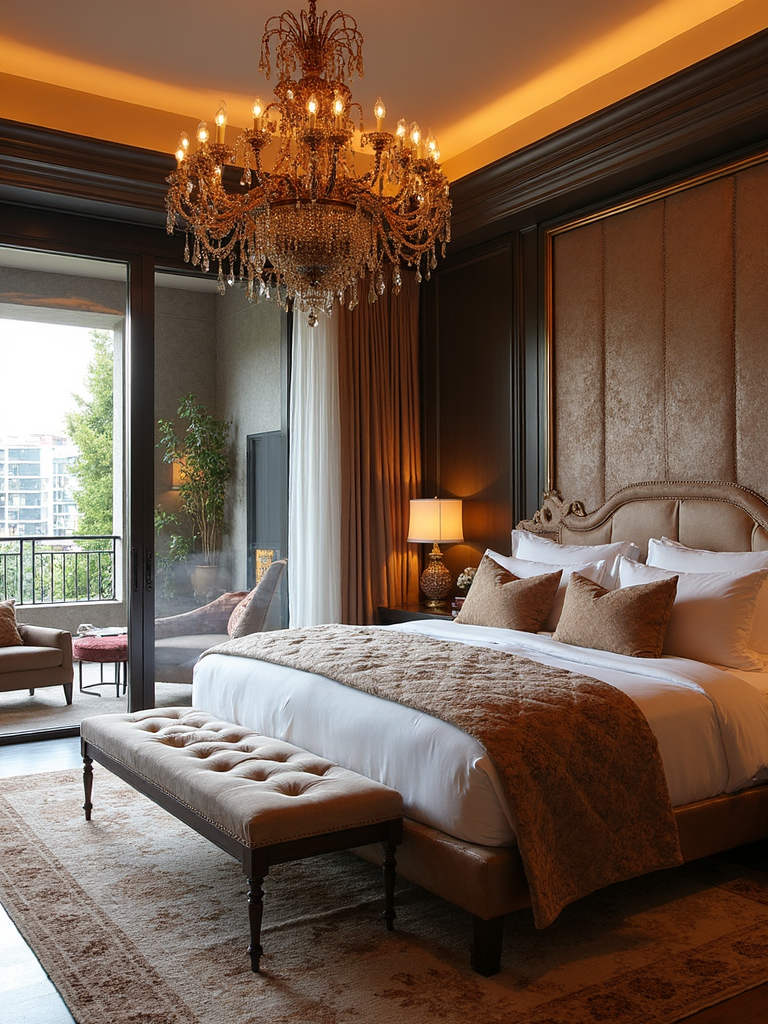 Glam Master Suite - Glam Master Suite interior design inspiration