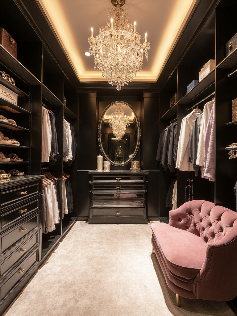 Glam Walk In Closet - Glam Walk In Closet interior design inspiration