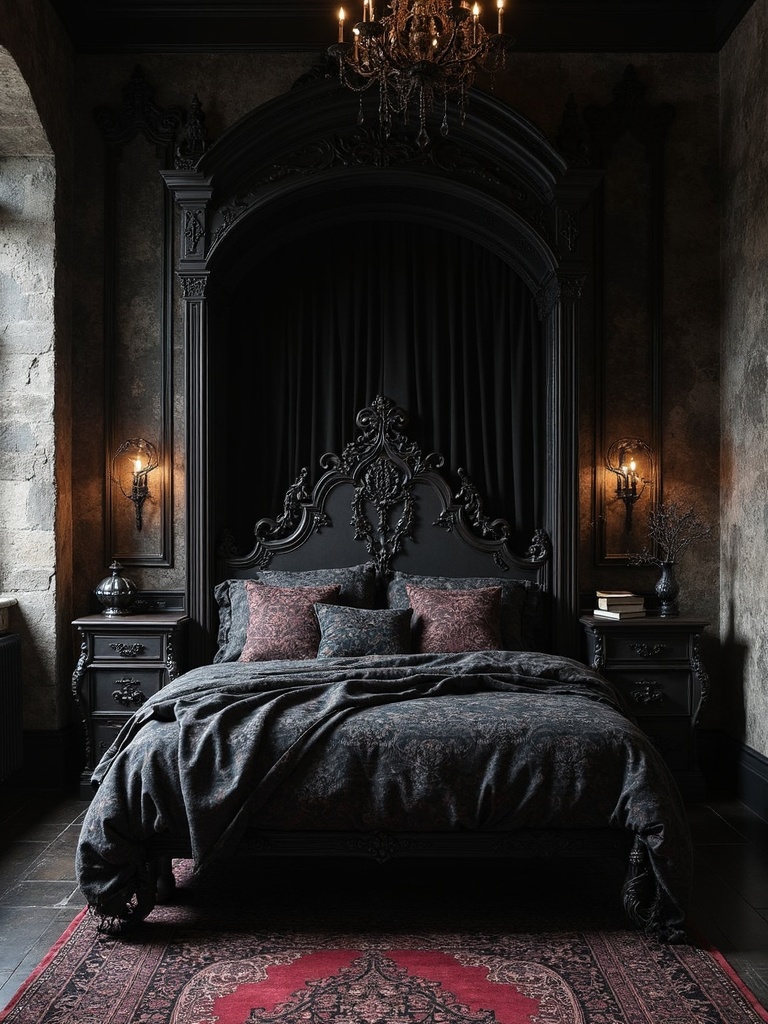 Gothic Bedroom - Gothic Bedroom interior design inspiration