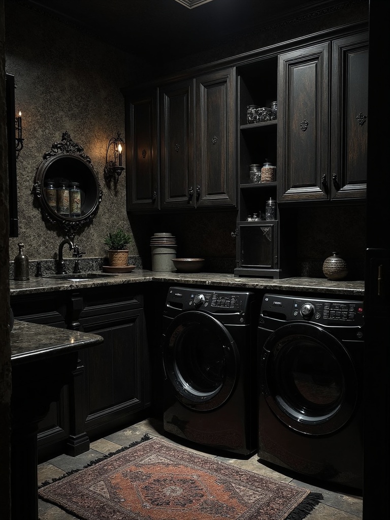 Gothic Laundry Room - Gothic Laundry Room interior design inspiration