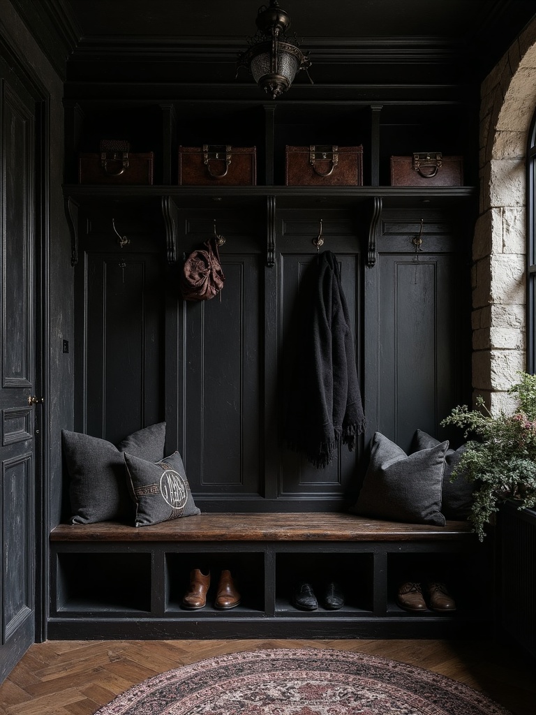 Gothic Mudroom - Gothic Mudroom interior design inspiration