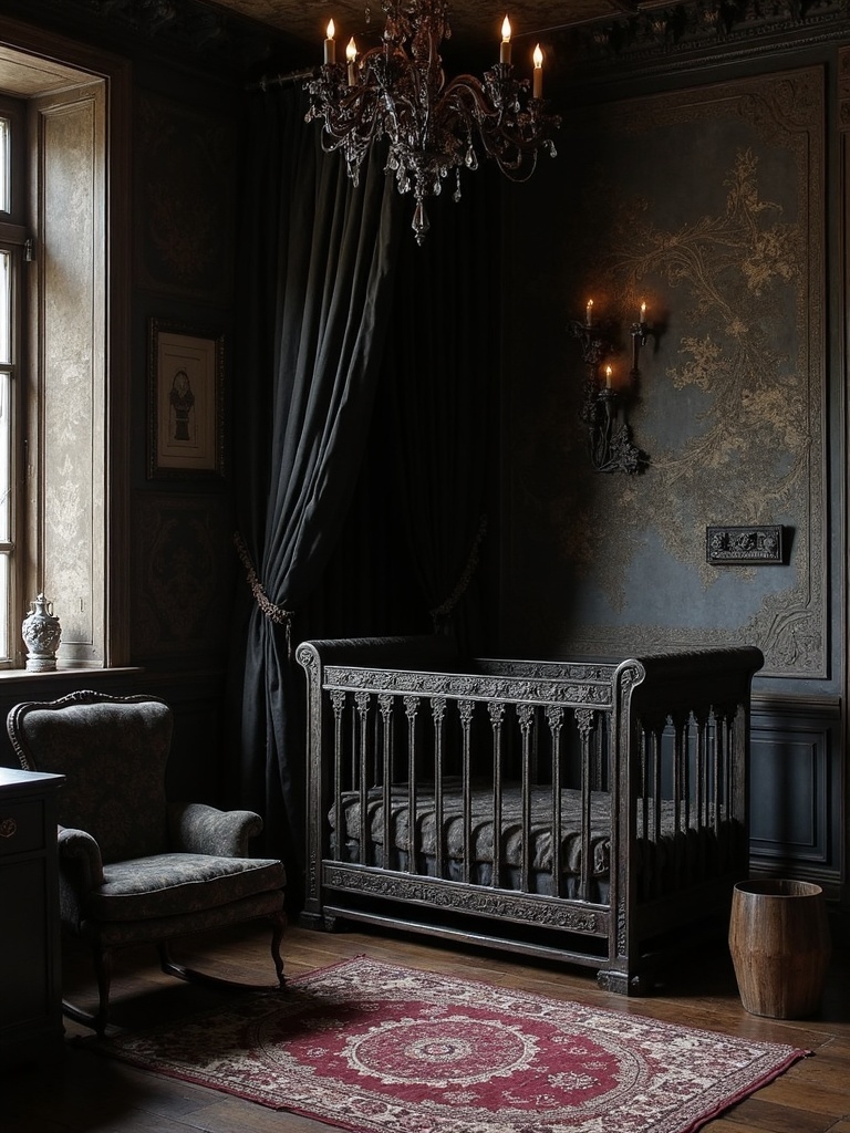 Gothic Nursery - Gothic Nursery interior design inspiration