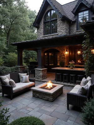 Gothic Outdoor Patio Design