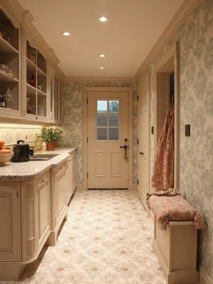 Grandmillennial Basement Design
