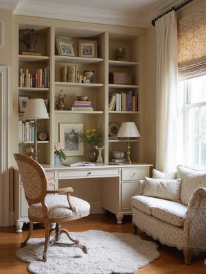 Grandmillennial Home Office Design