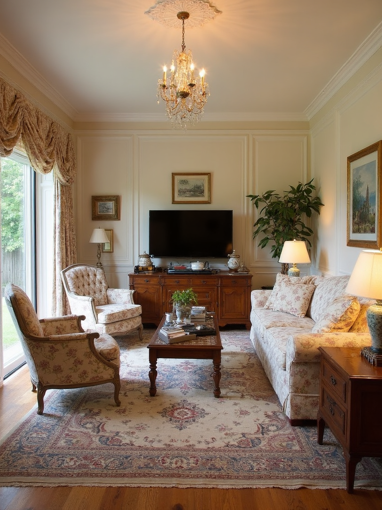 Grandmillennial Living Room - Grandmillennial Living Room interior design inspiration