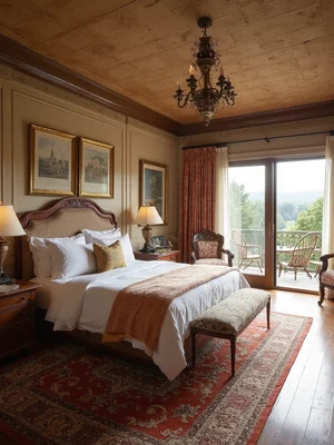 Grandmillennial Master Suite Design