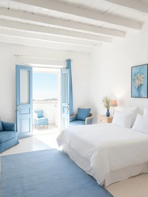 Greek Master Bedroom Design