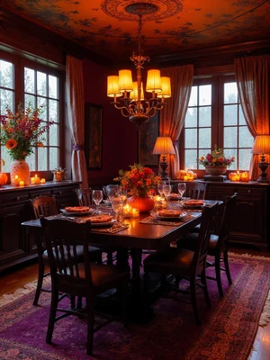 Halloween Dining Room Design