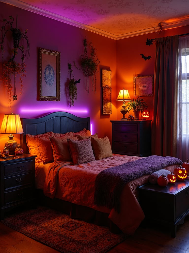 Halloween Guest Bedroom - Halloween Guest Bedroom interior design inspiration