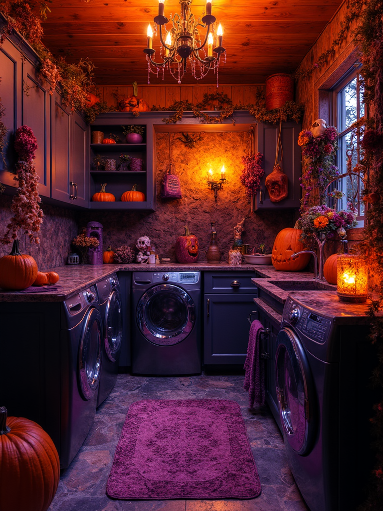Halloween Laundry Room - Halloween Laundry Room interior design inspiration