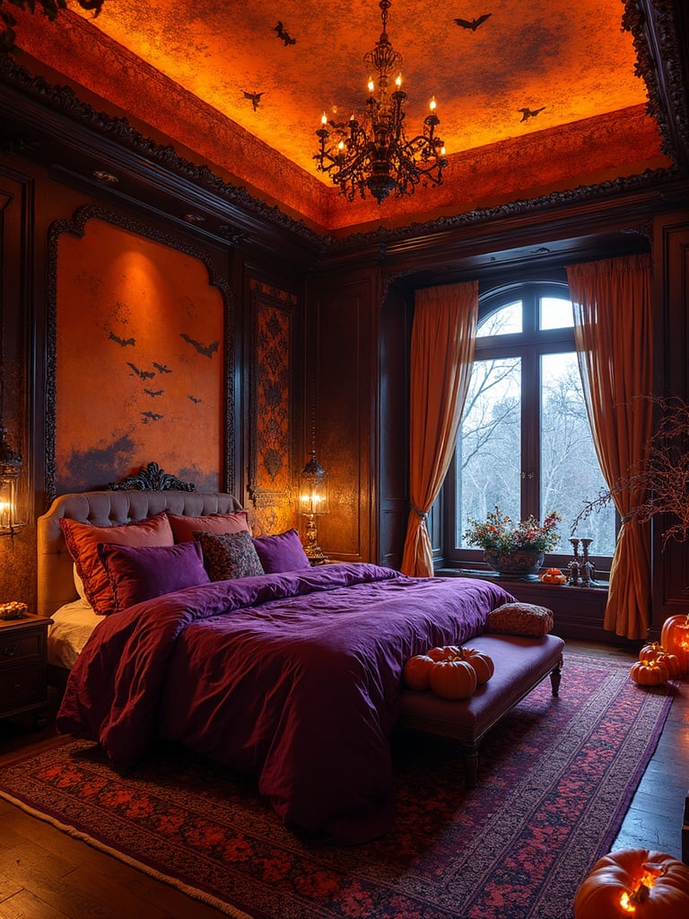 Halloween Master Bedroom - Halloween Master Bedroom interior design inspiration