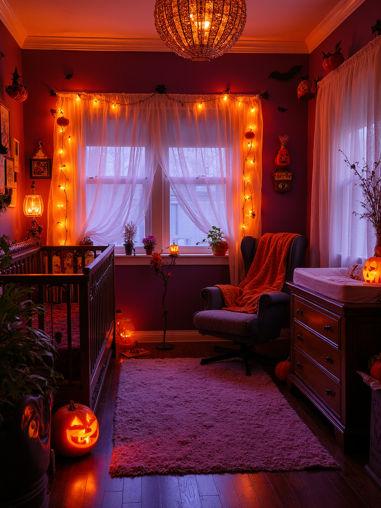 Halloween Nursery - Halloween Nursery interior design inspiration