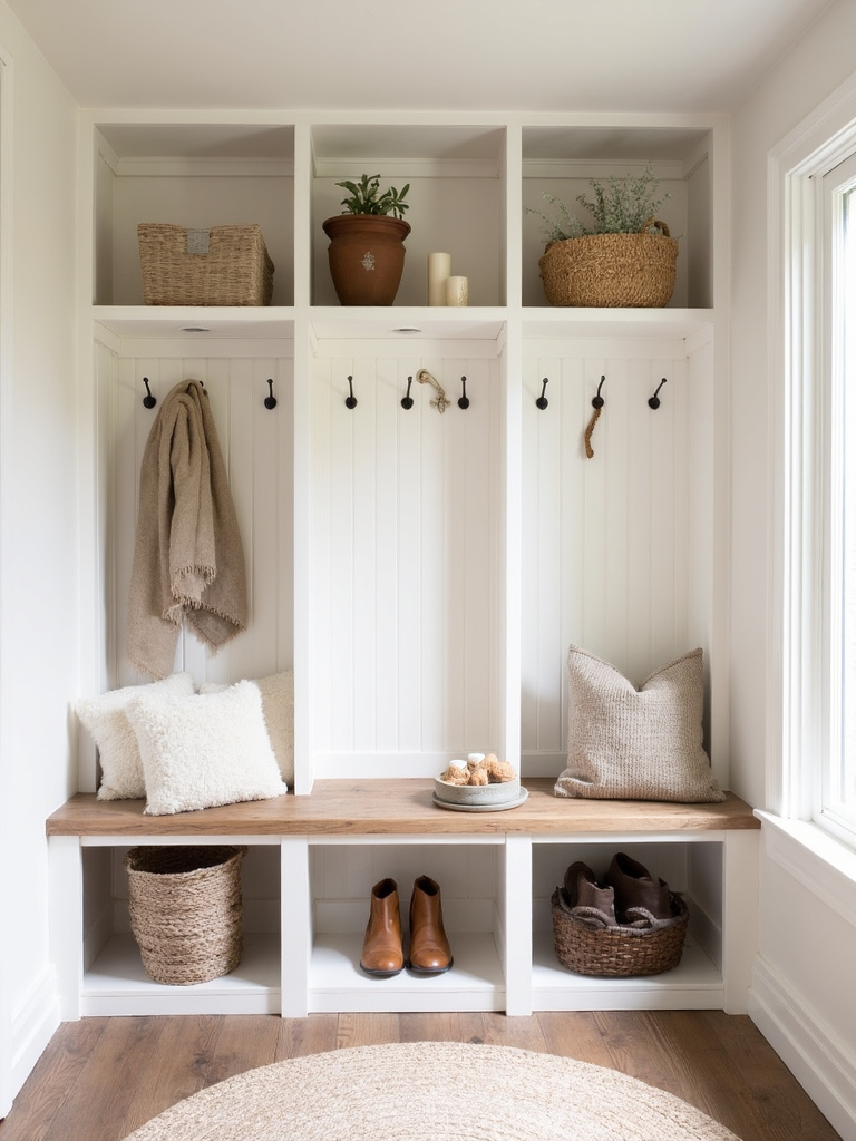 Hygge Mudroom featuring cozy, comfortable, warm - interior design ideas and inspiration
