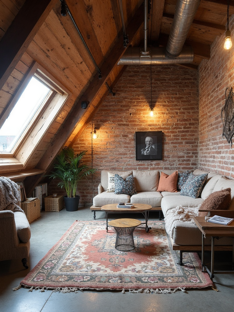 Industrial Attic - Industrial Attic interior design inspiration
