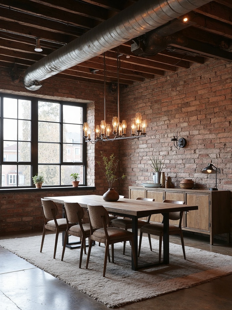 Industrial Dining Room - Industrial Dining Room interior design inspiration