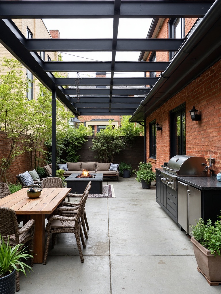 Industrial Outdoor Patio - Industrial Outdoor Patio interior design inspiration