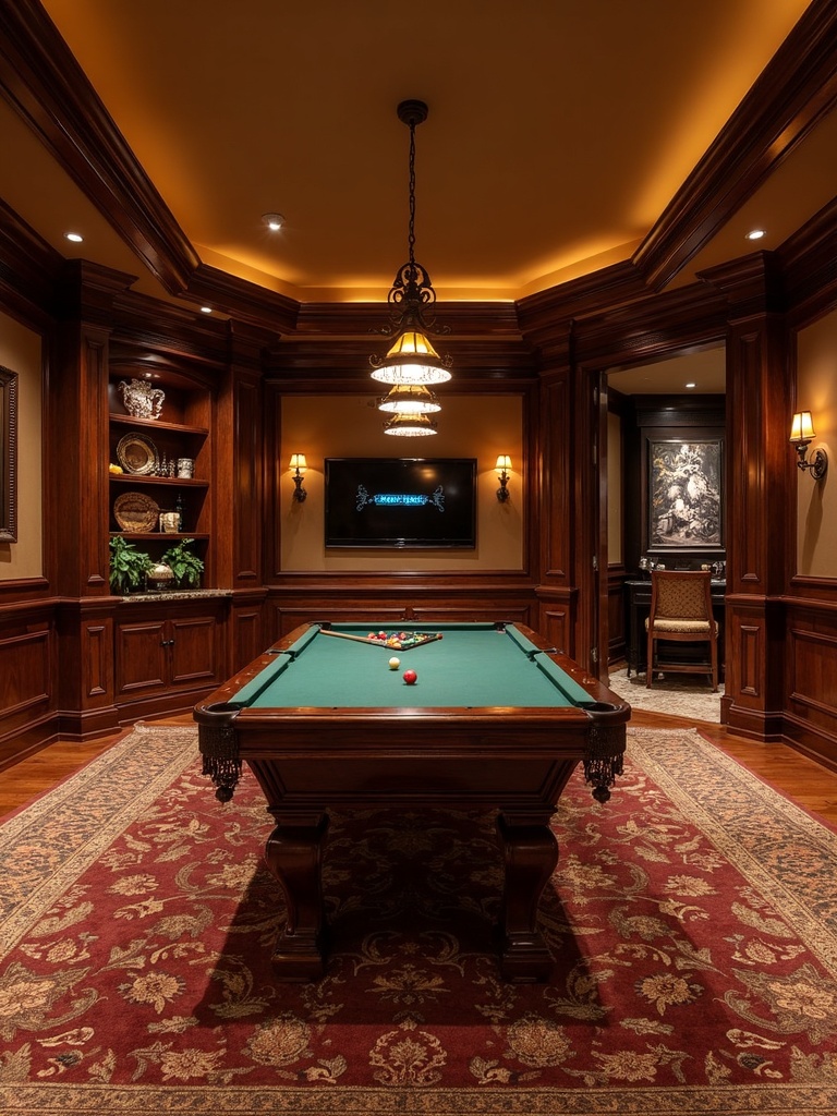 Italian Game Room - Italian Game Room interior design inspiration