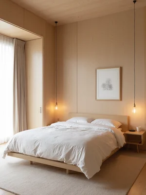 Japandi Bedroom Design