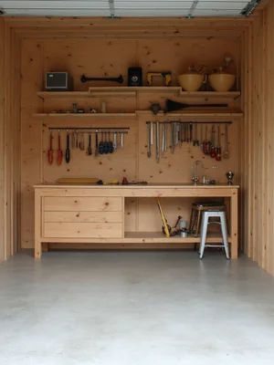 Japandi Garage Design