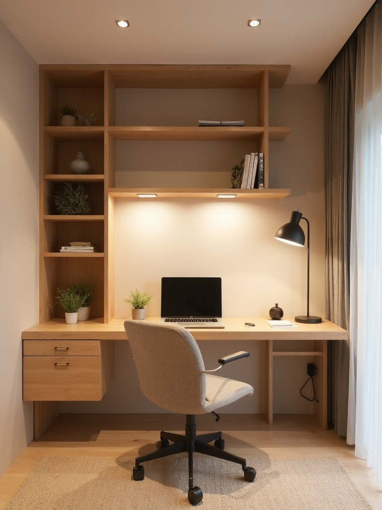 Japandi Home Office - Japandi Home Office interior design inspiration