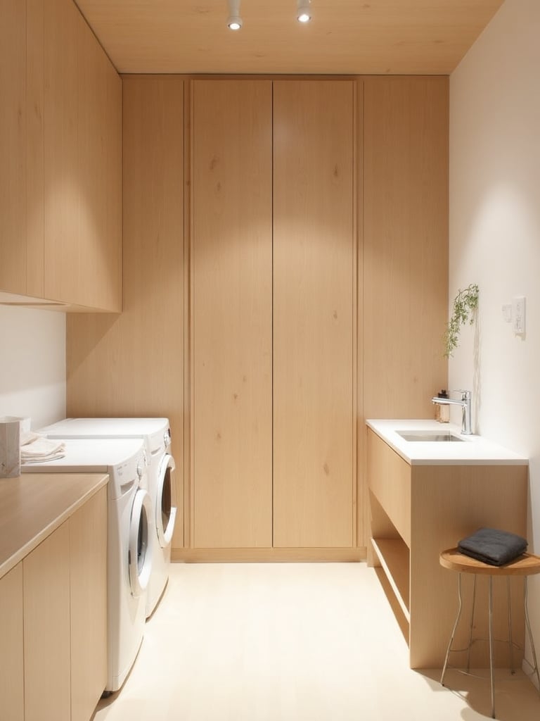 Japandi Laundry Room - Japandi Laundry Room interior design inspiration