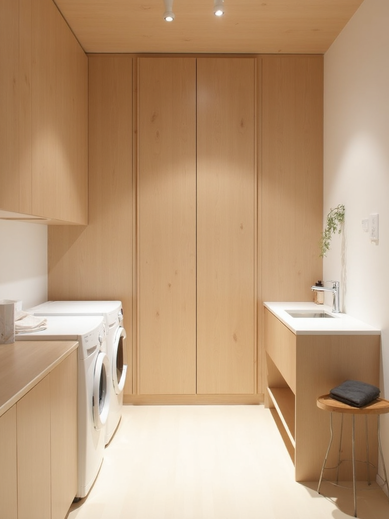 Japandi Laundry Room - Japandi Laundry Room interior design inspiration