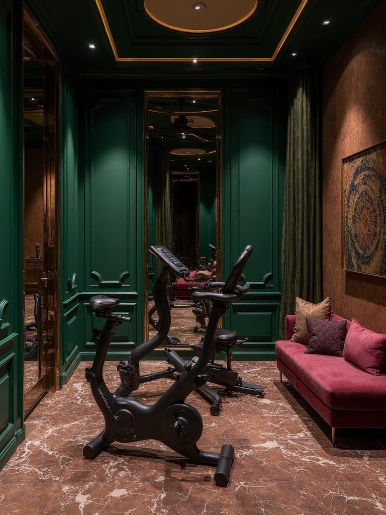 Luxe Home Gym - Luxe Home Gym interior design inspiration