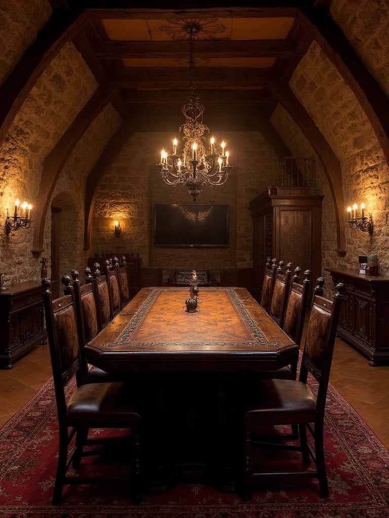 Medieval Game Room - Medieval Game Room interior design inspiration