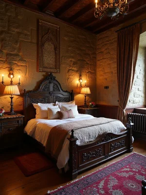 Medieval Guest Bedroom Design